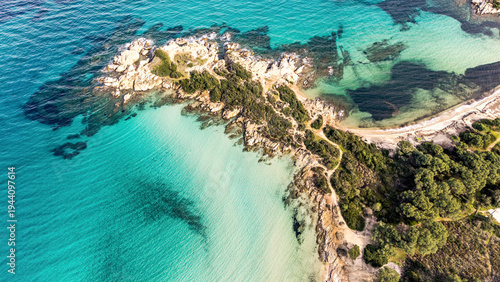 Karydi Beach in Vourvourou, Chalkidiki, Greece