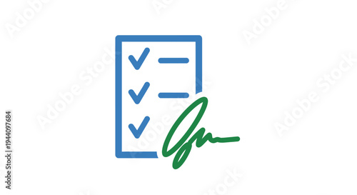 Checklist with Signature Approval Form.