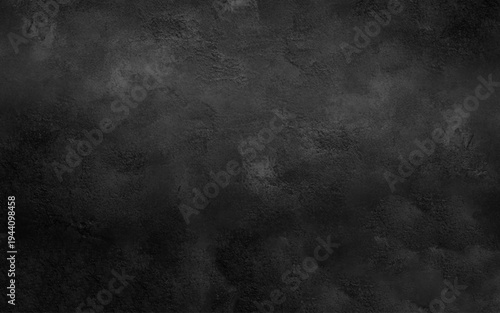 Art black concrete stone texture for background in black. Abstract color scratches shabby vintage Cement and sand grey dark detail covering. 