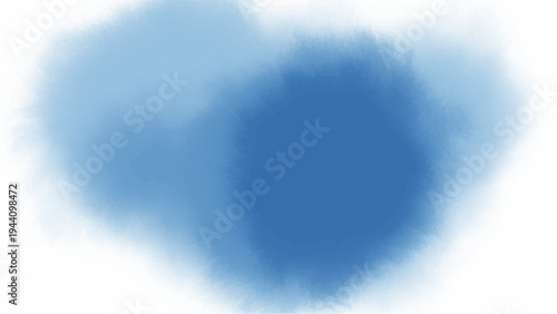 Blue watercolor background with copyspace for your design. vector.