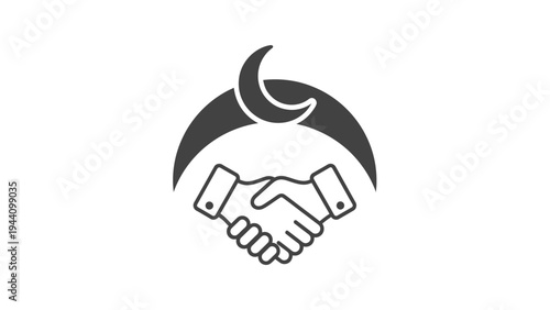 Handshake Business Partnership Agreement.