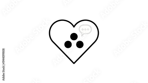 Heart shaped bowling pin icon.