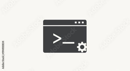 Code Editor Interface with Settings Icon.