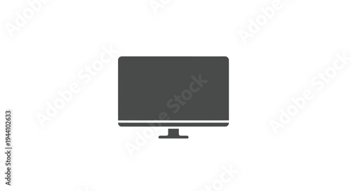 Modern flat screen computer monitor.