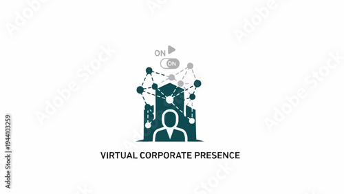 Virtual Corporate Business Presence Logo.