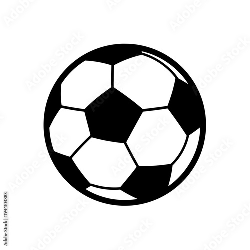 Soccer ball icon logo design. Football sport sign and symbol. Soccer ball icon. Professional athletic equipment for match.