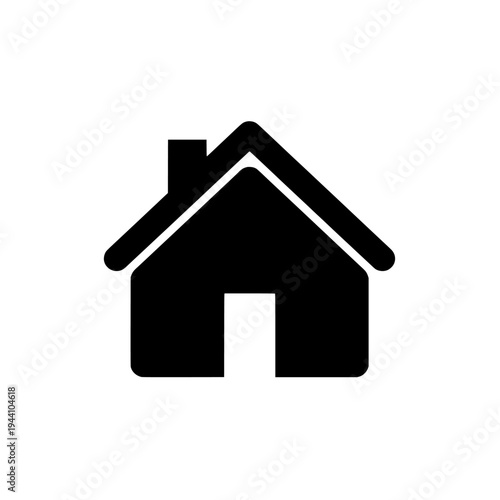 House icon logo design. Home residential building sign and symbol. House icon. Real estate and property management logo.