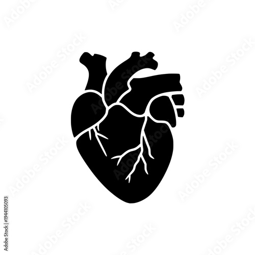 Heart icon set. Heart love symbol. Heart health sign. Heart logo collection. Vector illustration.