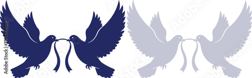 Happy friendship day wishes with symbolic birds representing unity and togetherness