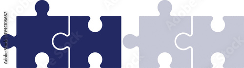 Happy friendship day puzzle pieces connecting together