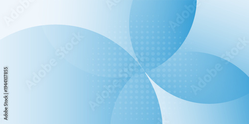 Abstract blue gradient background featuring a symmetrical four-petal floral or clover-like shape radiating from the center.