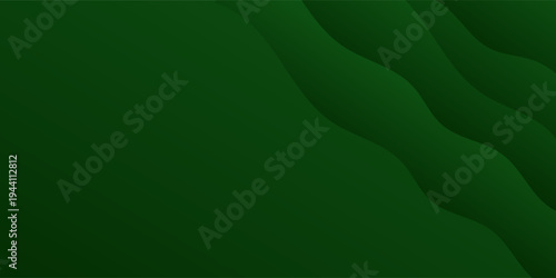 Abstract dark green background with subtle flowing wave layers
