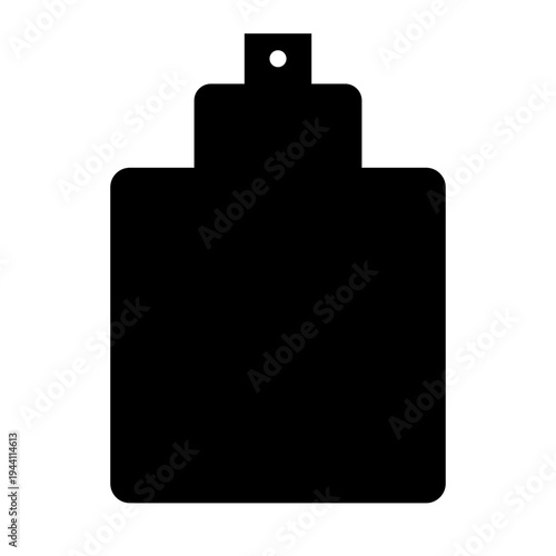 A bottle of perfume black silhouette
