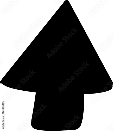 Mouse cursor arrow doodle, hand drawn pointer, click button. Hand drawn finger click. 