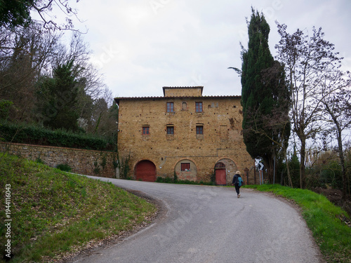 italia, toscana, firenze, barberino val d'elsa, cappella di san michele arcangelo a semifonte.