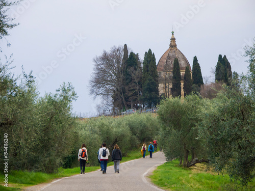 italia, toscana, firenze, barberino val d'elsa, cappella di san michele arcangelo a semifonte.
