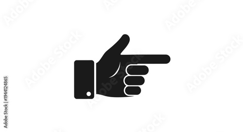 Hand holding smartphone with pointing finger.