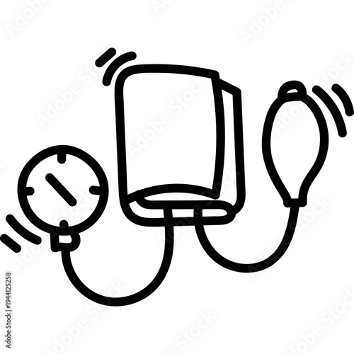 Blood Pressure Monitor Icon