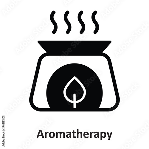 Aromatherapy Vector icon which can easily modify or edit