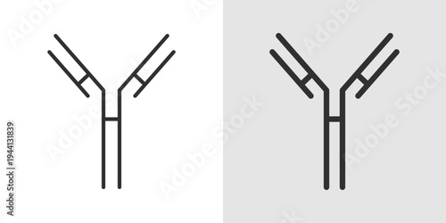 Immunology Icon representing immune system health, vaccination, disease prevention, medical research, and immunity related healthcare practices.