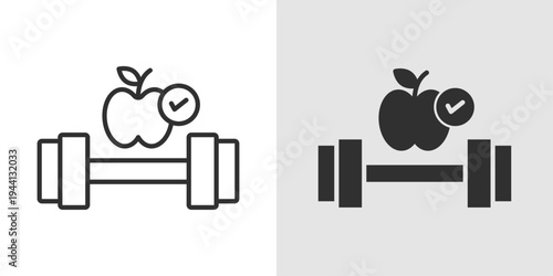Healthy Habit Icon representing positive lifestyle practices, wellness routines, preventive care, and consistent behaviors for overall physical and mental wellbeing.