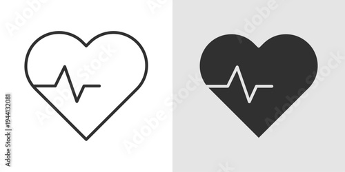 Health Monitoring Icon representing health tracking, data observation, performance supervision, and real-time oversight for wellness or operational management.