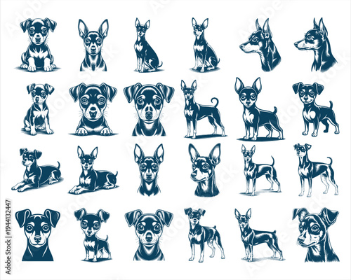 Miniature Pinscher SVG Bundle