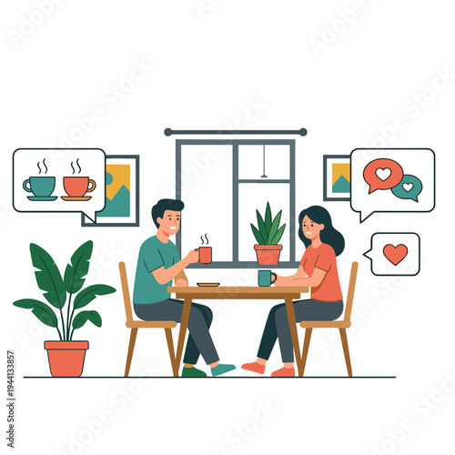 Illustration of Daily Activities Lifestyle