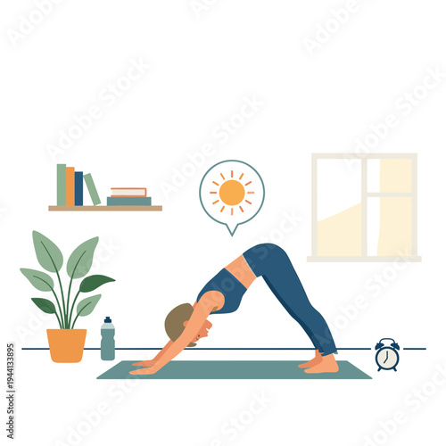 Illustration of Daily Activities Lifestyle