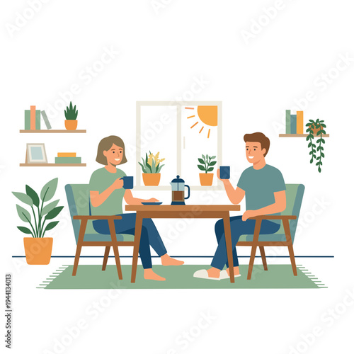 Illustration of Daily Activities Lifestyle