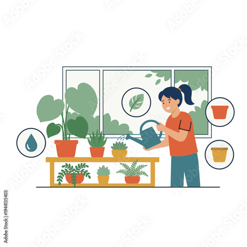 Illustration of Daily Activities Lifestyle