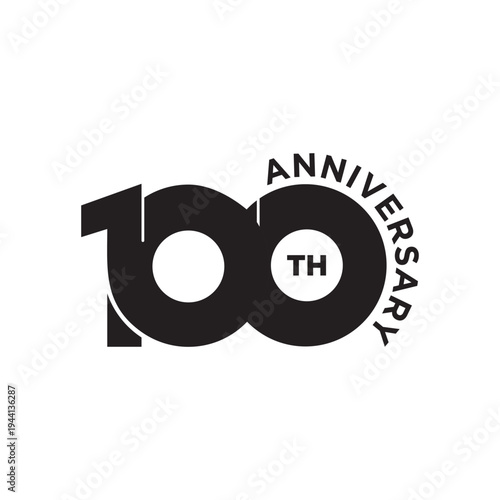 1000 Years anniversary logo template for celebration event, invitation, greeting, web.
