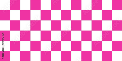 pink White color square pattern. Picnic blanket texture.