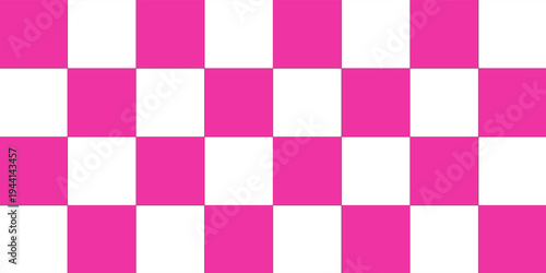 pink White color square pattern. Picnic blanket texture.