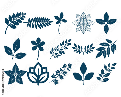 Nettle Leaf Silhouette SVG Bundle