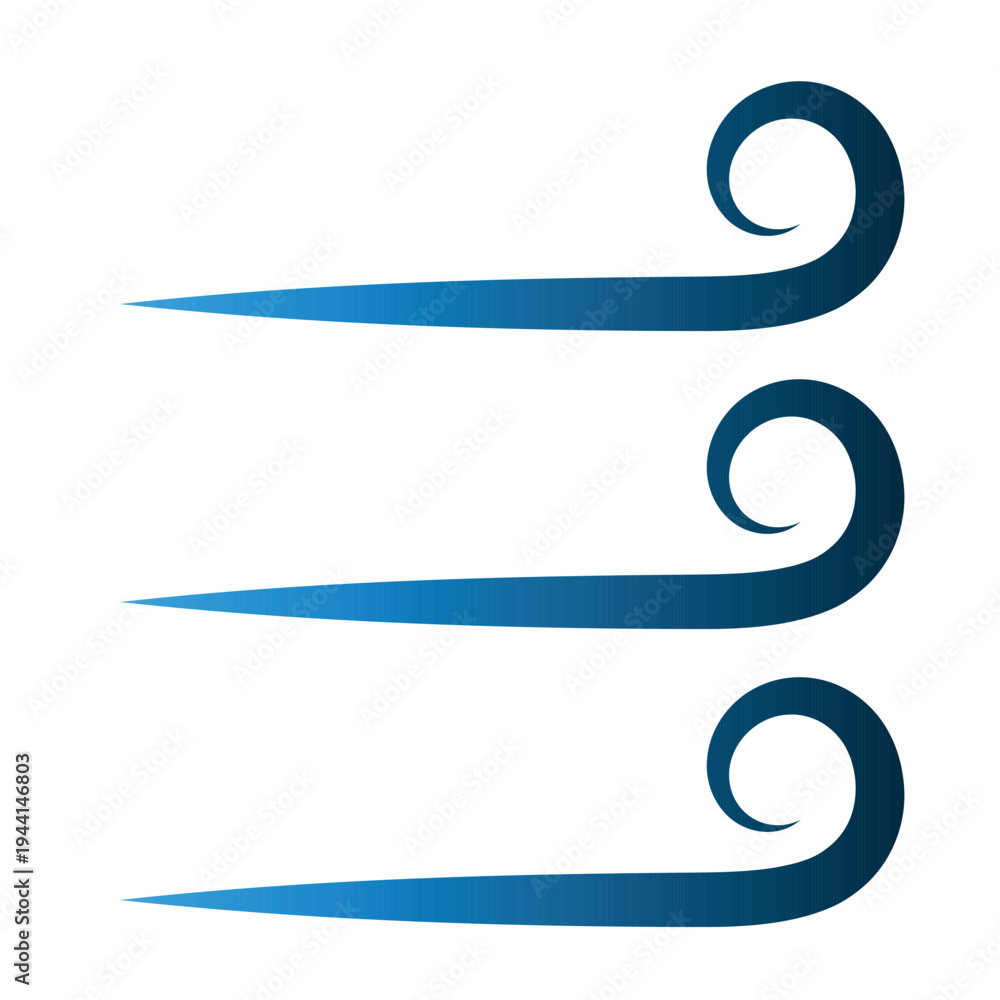 Obraz premium Airflow icon design template