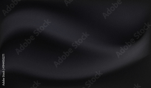 A luxury black silk wave background with subtle grainy texture provides a sophisticated dark minimalist backdrop for premium commercial designs.