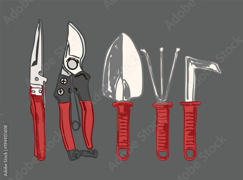 Spring Gardening Tools Set