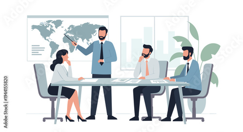 Business Professionals in Meeting Room 2.