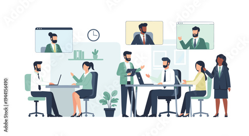 Team Collaboration in Modern Office 1.