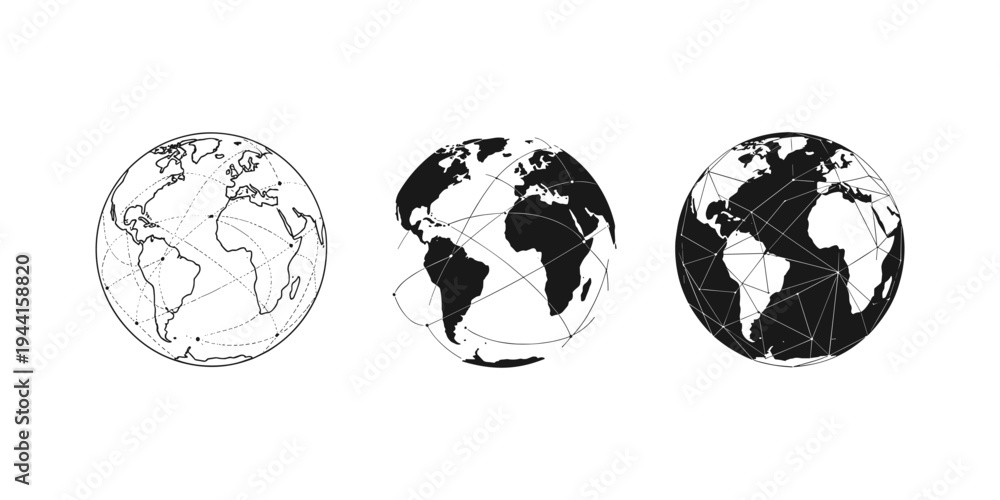 Obraz premium Global Network Connections