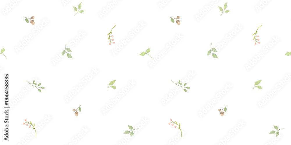 Fototapeta premium Delicate floral pattern with tiny blooms on white background. Seamless ditsy print perfect for spring textiles, vintage wallpaper, and elegant fabric designs with flowers.