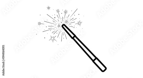 Magic Wand Sparkle Icon