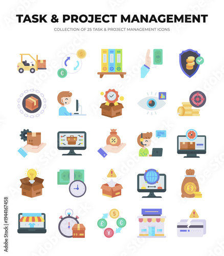 25 Task & Project Management Icons. Streamline Your Workflow