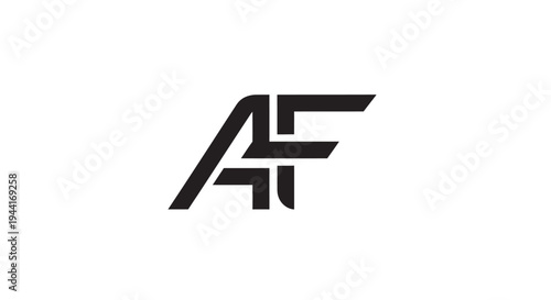 Modern AF Monogram Logo Design.