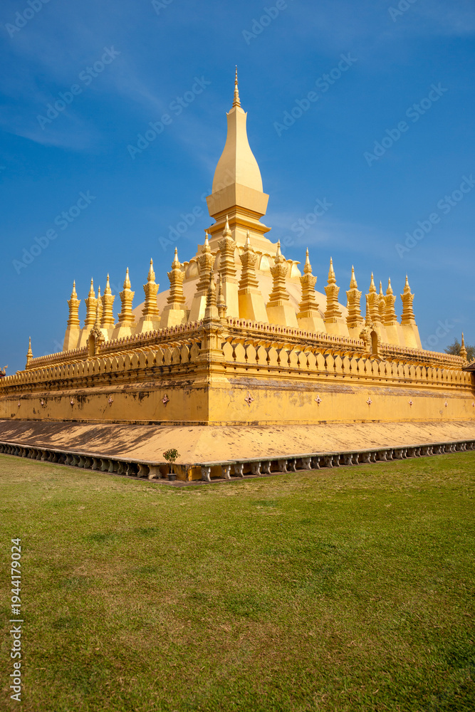 Fototapeta premium Pha That Luang, meaning 