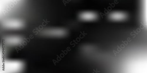 Εκτύπωση καμβά Abstract Grayscale Gradient with Soft Light Spots and Dark Shadows image photo