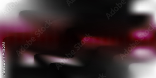 Tableau sur toile Abstract Dark Background with Soft Pink and White Blurry Shapes and Light Accent