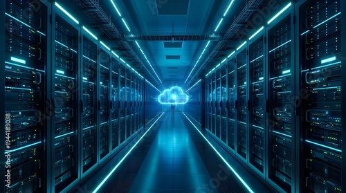 Virtual Cloud Computing within a Modern Server Room Infrastructure and Data Storage