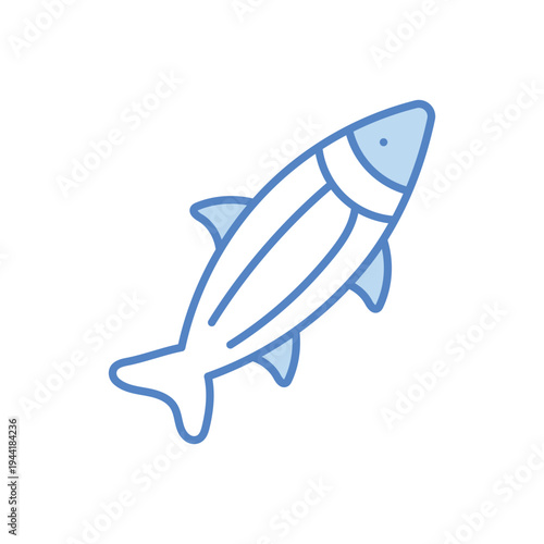 Anchovies vector icon